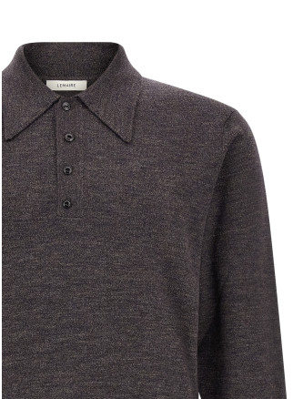 Mouliné wool polo shirt (TS0031LK1072BR528) #