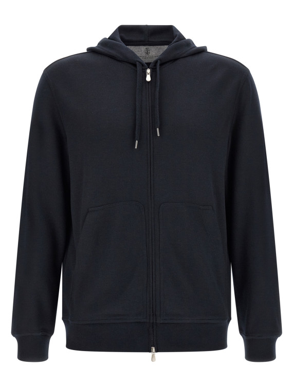 Толстовка BRUNELLO CUCINELLI Cashmere and silk hoodie (MM8359069GC8298) #1