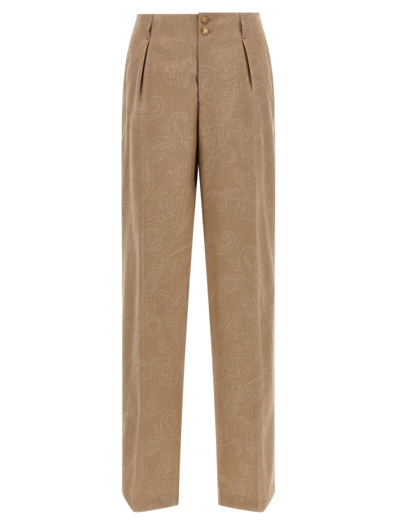 Брюки ETRO Paisley jacquard pants (WREA008899TJ212M0121) #1