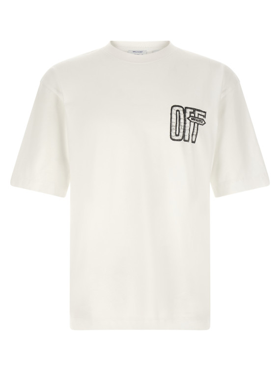 Футболка OFF-WHITE 'Motion Arrow Skate' (OMAA120F26JER00Y10100100) #1