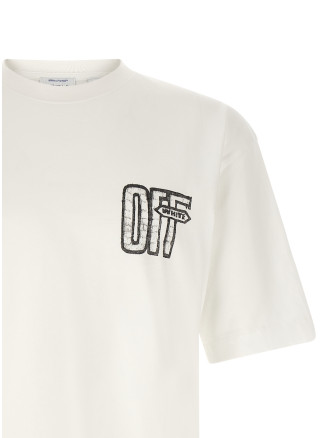 Футболка OFF-WHITE 'Motion Arrow Skate' (OMAA120F26JER00Y10100100) #