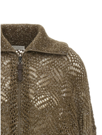 Свитер, кардиган BRUNELLO CUCINELLI 'Dazzling Abstract Leaf' (MRG562516CBA88) #