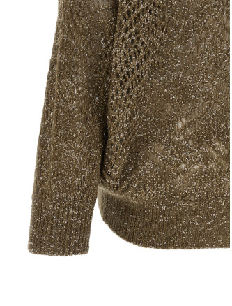 Свитер, кардиган BRUNELLO CUCINELLI 'Dazzling Abstract Leaf' (MRG562516CBA88) #