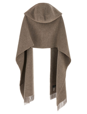 Шарф, платок BRUNELLO CUCINELLI Hooded scarf (MSCDAGW83CBROW) #