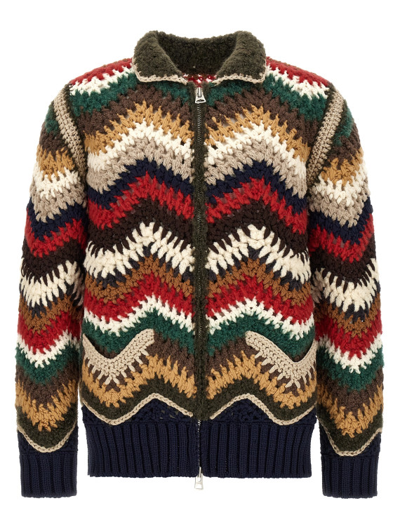 Свитер, кардиган SACAI Crochet cardigan (2604130M926) #1