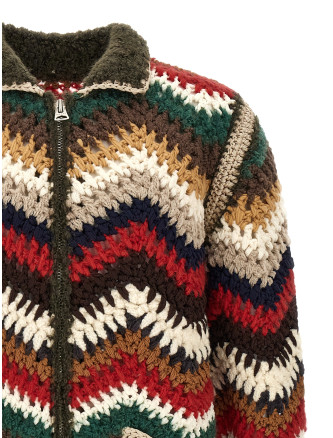 Свитер, кардиган SACAI Crochet cardigan (2604130M926) #