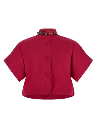 Рубашка, блузка FENDI Shirt with embroidery (FS8363AWAEF1WX3) #