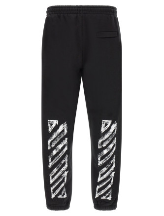 Брюки OFF-WHITE 'Motion Arrow Cuffed' (OMCH057F26FLE00300001001) #