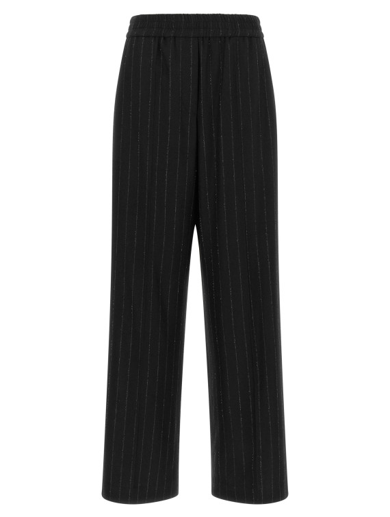 Брюки BRUNELLO CUCINELLI Micro sequin pinstripe pants (MG576P9354C522) #1