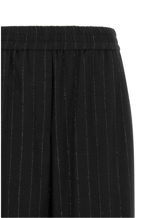 Брюки BRUNELLO CUCINELLI Micro sequin pinstripe pants (MG576P9354C522) #