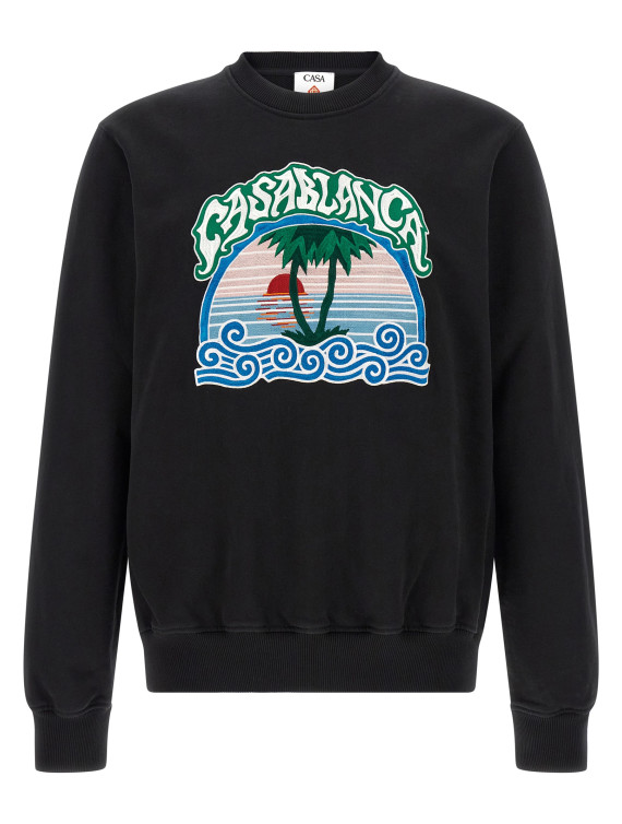 Толстовка CASABLANCA 'Palm Tree Emblem' (MPF26JTP29301PALMTREEEMBLEM) #1