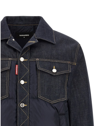 Джинсовая куртка DSQUARED2 'Hybrid' (S74AM1610D30011964) #