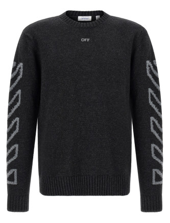 Свитер, кардиган OFF-WHITE 'Diag Arrow Fuzzy'