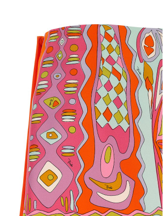 'Angoli' print twill skirt (6HRV366H863059) #
