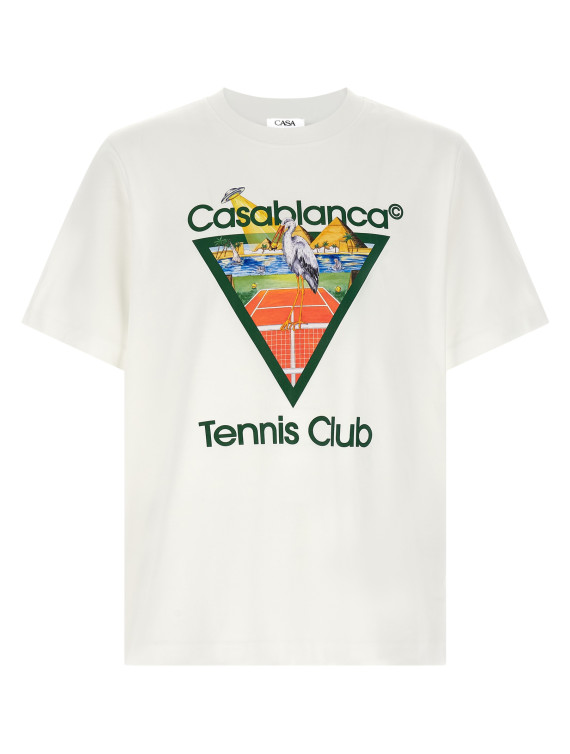 Футболка CASABLANCA 'Tennis Club' (MPF26JTS00103TENNISCLUBTRIANGLE) #1