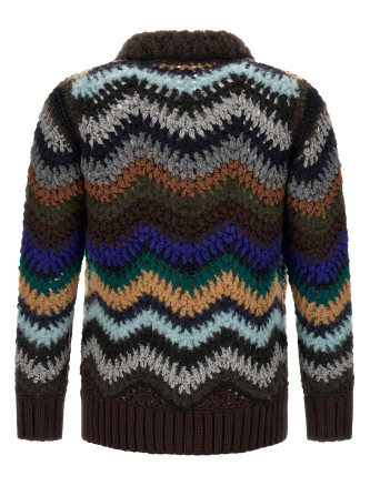 Свитер, кардиган SACAI Crochet cardigan (2604130M020) #