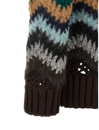 Свитер, кардиган SACAI Crochet cardigan (2604130M020) #