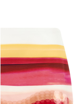 Макси FENDI Striped cotton skirt (FQ7744AWADF1WX3) #