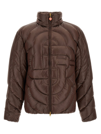 Пуховик CASABLANCA 'Monogram' (MPF26OT22702DARKBROWN) #