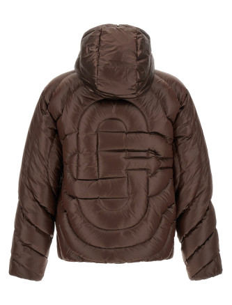 Пуховик CASABLANCA 'Monogram' (MPF26OT22702DARKBROWN) #