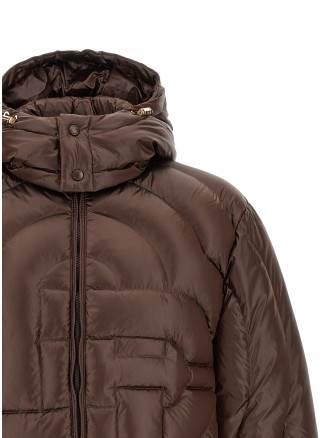 Пуховик CASABLANCA 'Monogram' (MPF26OT22702DARKBROWN) #