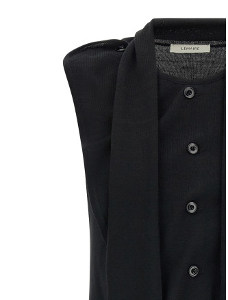 Жилет LEMAIRE Draped panel vest (PO0053LK1063BK999) #