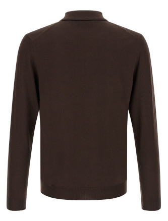 Свитер, кардиган ZANONE Long sleeve polo shirt (810232Z0290N2501) #