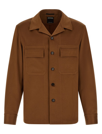 Рубашка, блузка ZEGNA Oasis Cashmere Overshirt