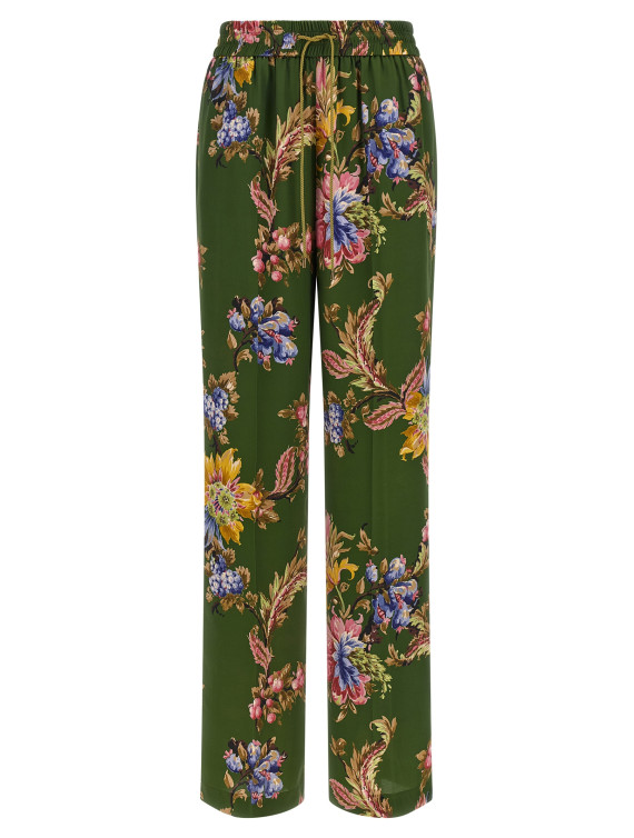 Брюки ETRO Floral print trousers (WREA007299SAS1LX0894) #1