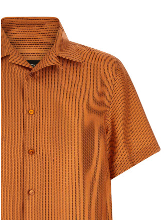 'Selleria' stitching silk shirt (FS1324B15UF0LQ8) #