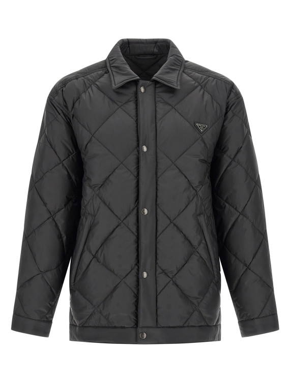 Quilted down jacket with logo (SGD258SOOO17YXF0002) #1