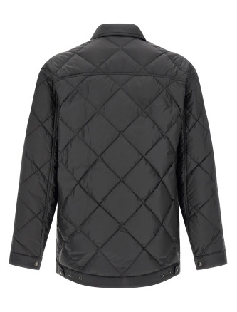 Quilted down jacket with logo (SGD258SOOO17YXF0002) #