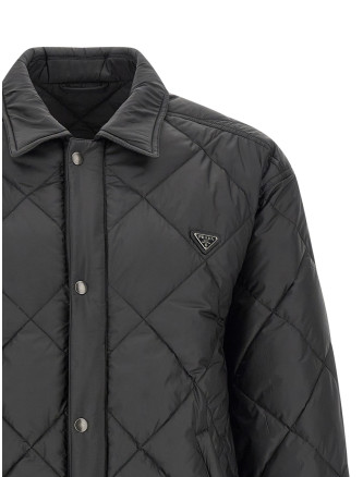Quilted down jacket with logo (SGD258SOOO17YXF0002) #