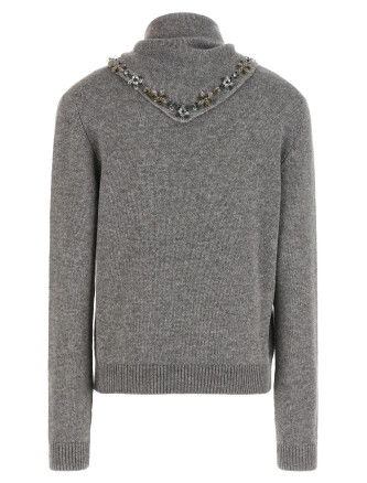 Свитер, кардиган PRADA Jewel bandana sweater (P24F3FSOOO17E2F0031) #
