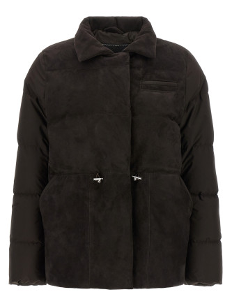 Пуховик KITON Drawstring down jacket