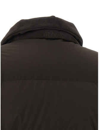Пуховик KITON Drawstring down jacket (D62628K0563L01MARRONE) #