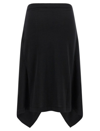Миди LEMAIRE Button asymmetrical skirt (SK1082LK1063BK999) #