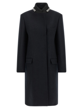 Пальто, тренч PRADA Jewel collar coat (P649TRSOOO11H4F0008) #