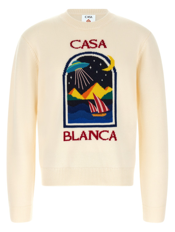 'Pyramid Abduction' sweater (MPF26KW143101ABDUCTION) #1