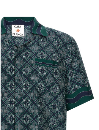 Рубашка, блузка CASABLANCA 'Radiating Monogram' (MPF26SH00308MONOGRAM) #