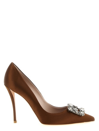 Высокие каблуки ROGER VIVIER 'Flower Strass'