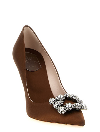 Высокие каблуки ROGER VIVIER 'Flower Strass' (RVW41917620RS0S801) #