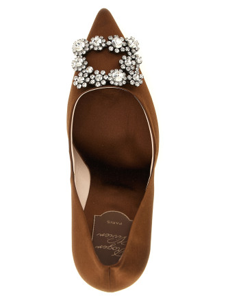 Высокие каблуки ROGER VIVIER 'Flower Strass' (RVW41917620RS0S801) #