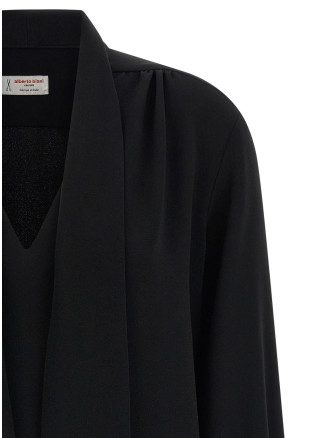 Рубашка, блузка ALBERTO BIANI Lavallière neck blouse (MM857AC003090) #