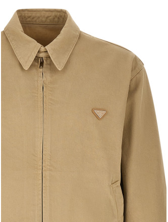 Повседневная куртка PRADA Used denim jacket (GEB316SOOO1954F0630) #