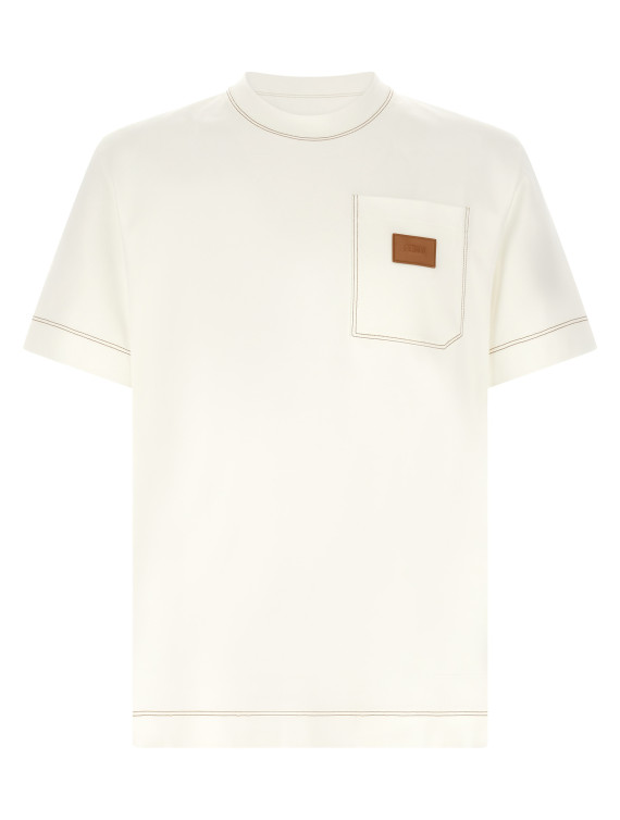 Футболка FENDI T-shirt patch Fendi (FY0936B05IF0H0G) #1