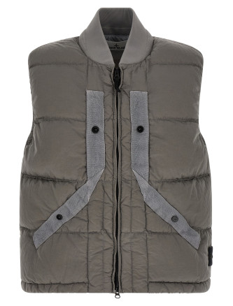 Crinkled effect vest