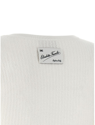 Мини ELISABETTA FRANCHI Knitted pleated dress (AM12S66E2360) #