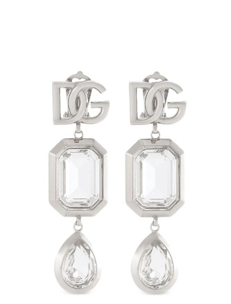 Сырғалар DOLCE & GABBANA Pendant earrings with crystals