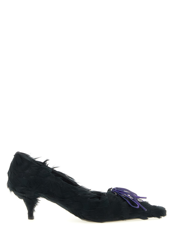 Өкшелі аяқ киім PRADA Satin and feather pumps (1I615OFA055C1QF0002) #1